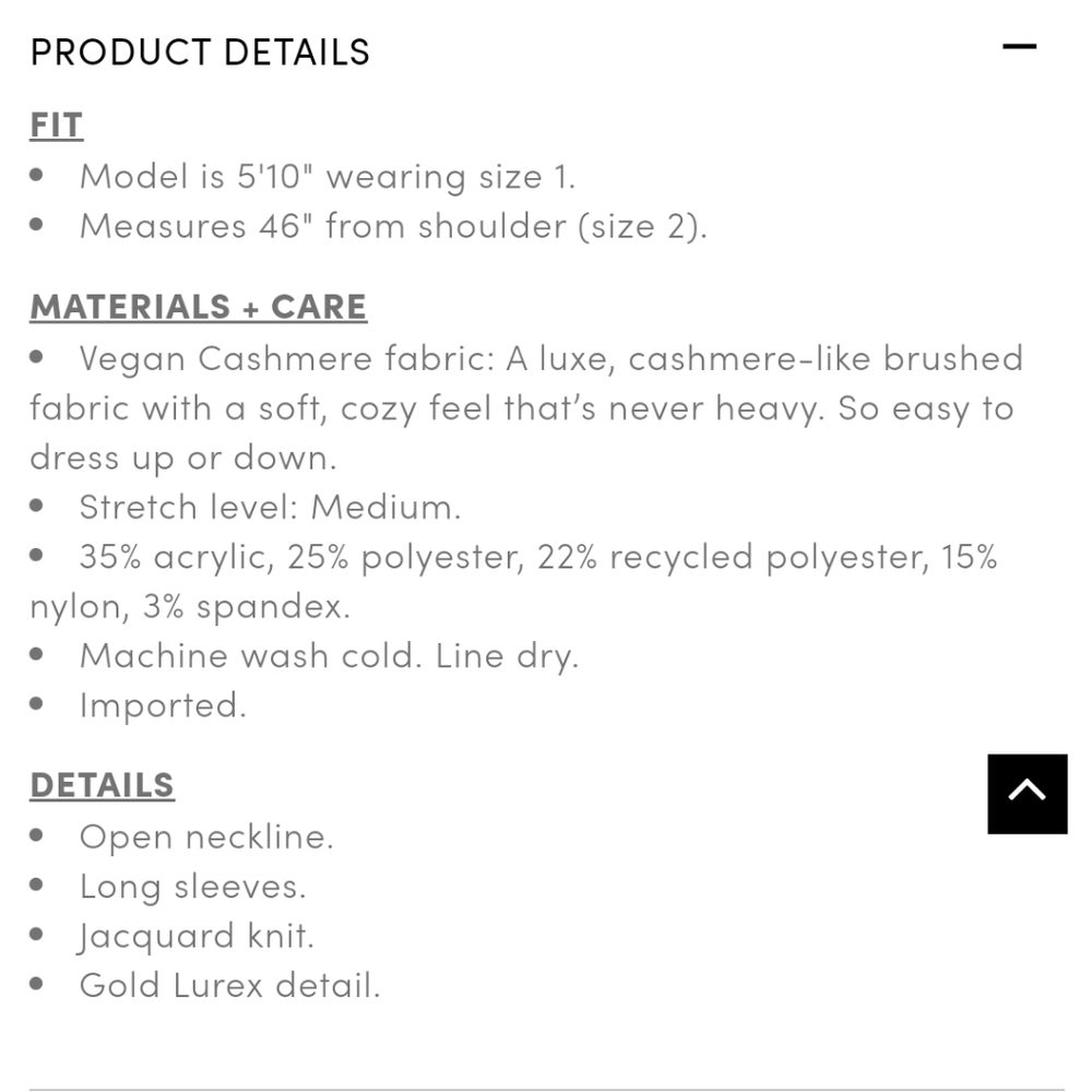 Torrid vegan cashmere duster - Picture 6 of 6